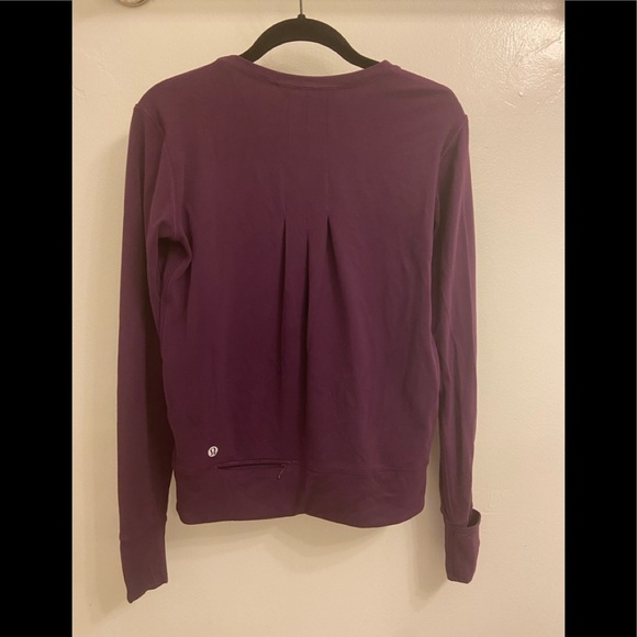 Lululemon Purple Running Pullover size 2 - Picture 2 of 4